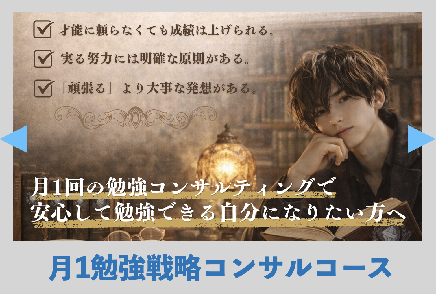月1回勉強戦略コンサルコース